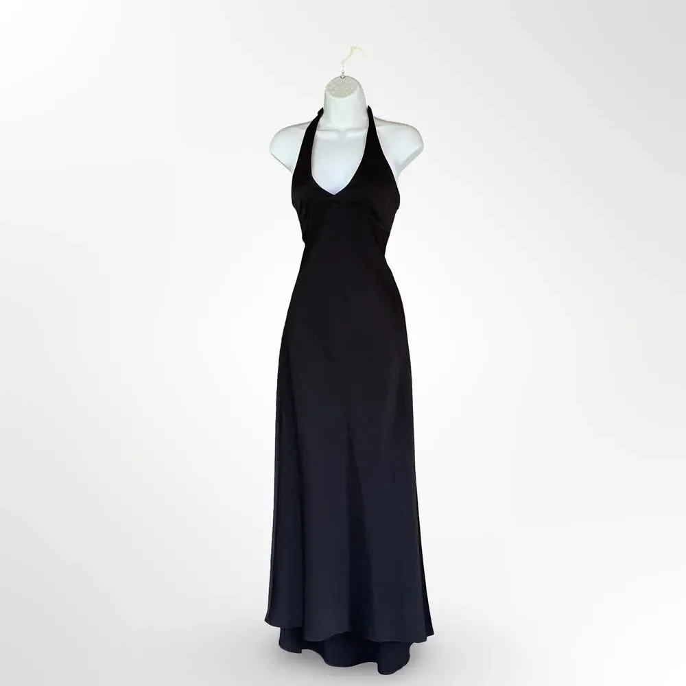 BCBG MAXAZRIA Long Halter Dress - Picture 2 of 14